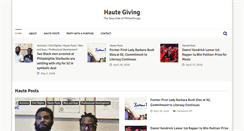 Desktop Screenshot of haute-giving.com